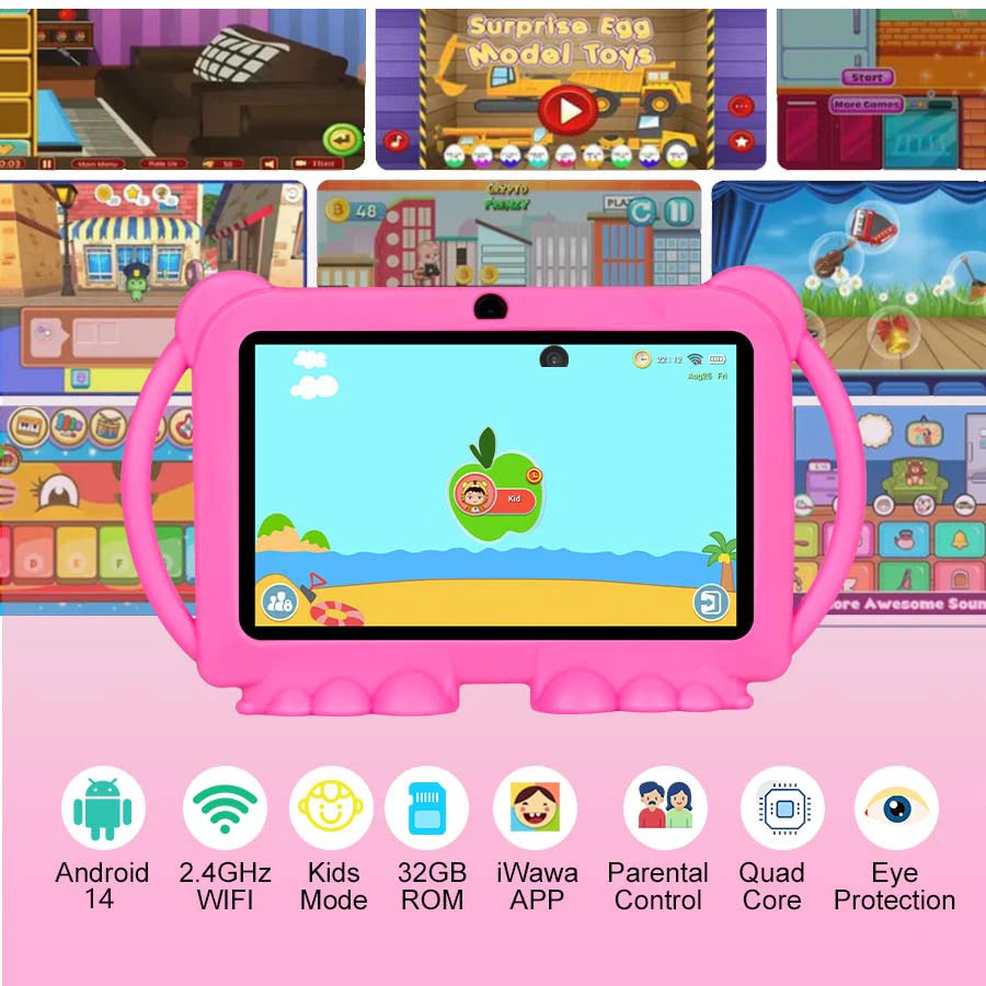 ATMP 7 Inch Android Kids Tablet with Eye Protection