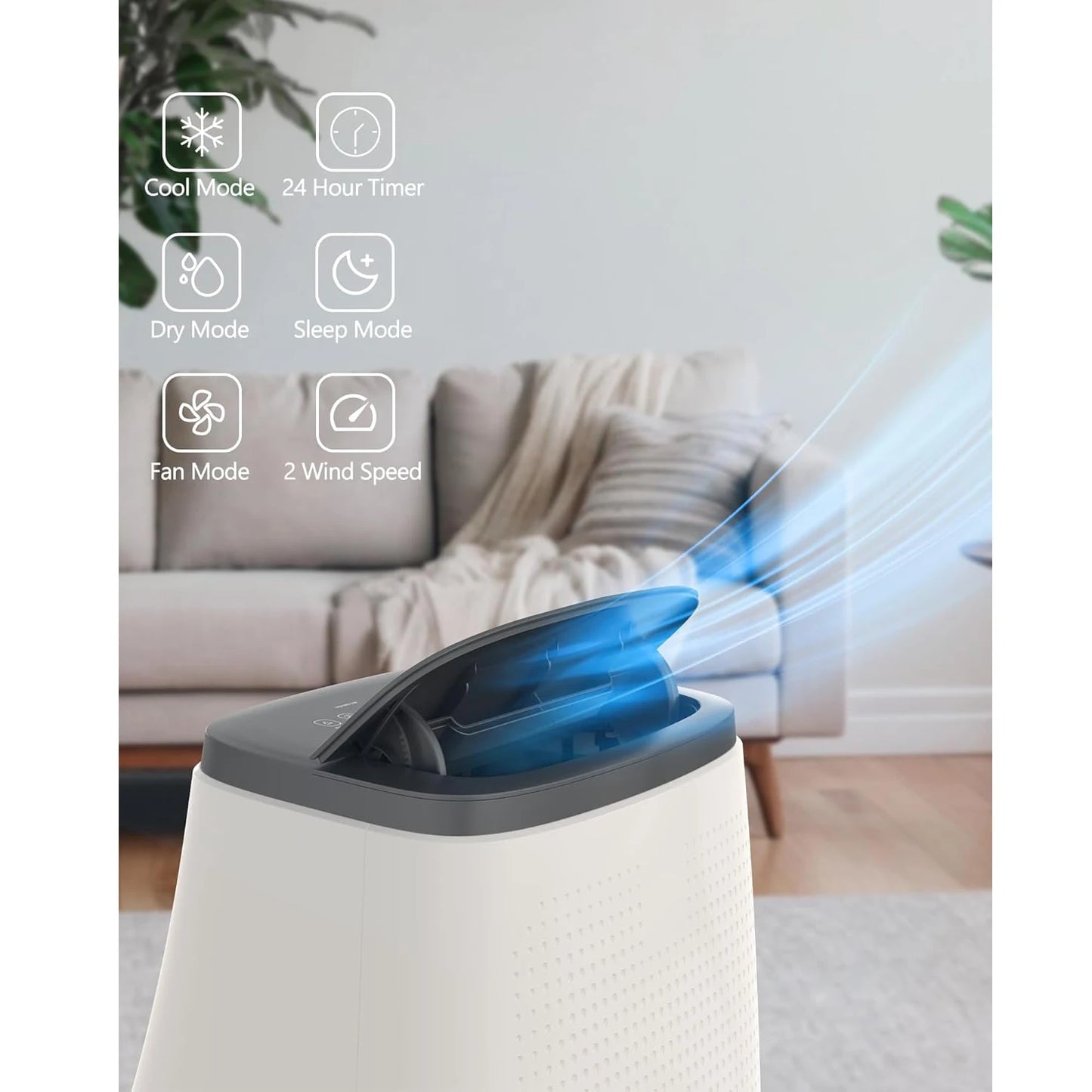 Twister 14000 BTU Portable Air Conditioner for Fast Cooling