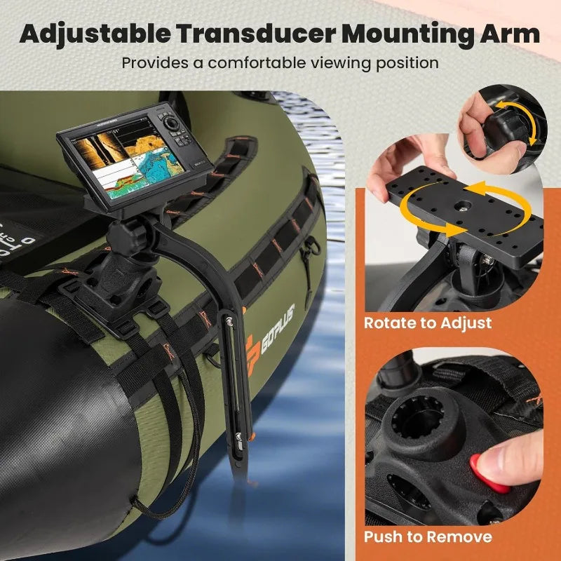 High Capacity Inflatable Float Tube for Comfortable Fishing