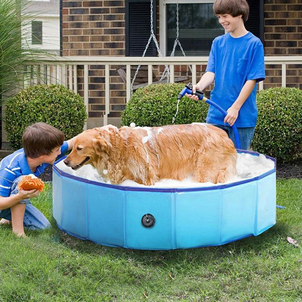 Petravel Durable Portable Dog Swimming Pool for Large Dogs