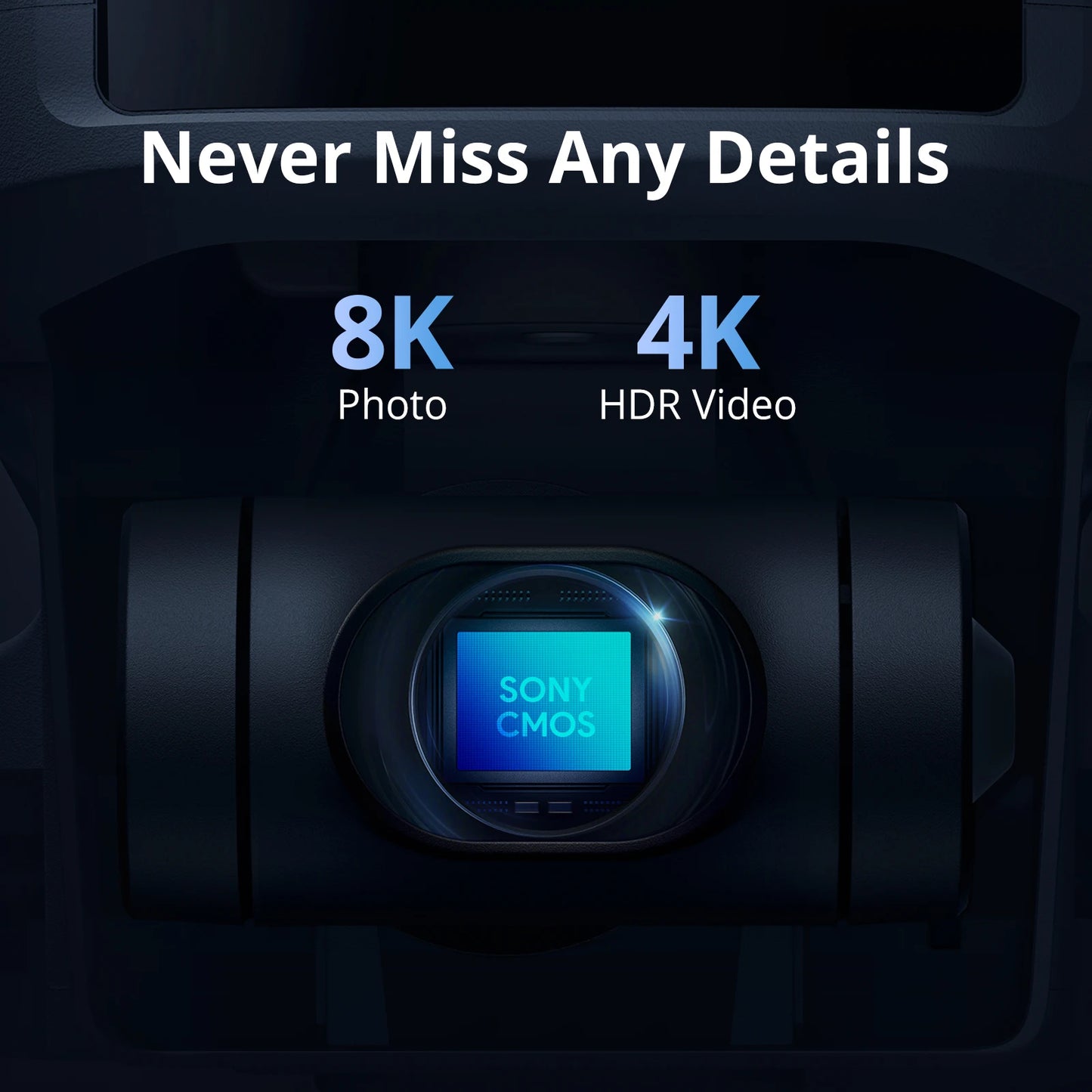 Potensic Atom Three Axis Gimbal 4K HDR Video Light Drone