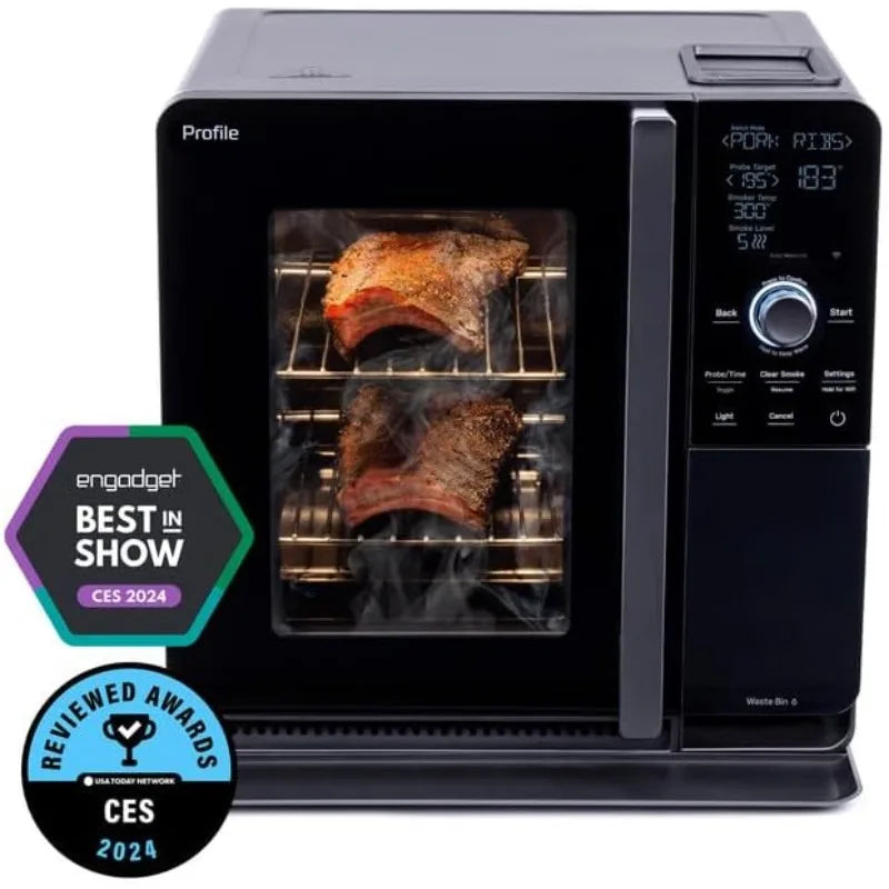 Smart Indoor Pellet Smoker With WiFi And Active Filtration