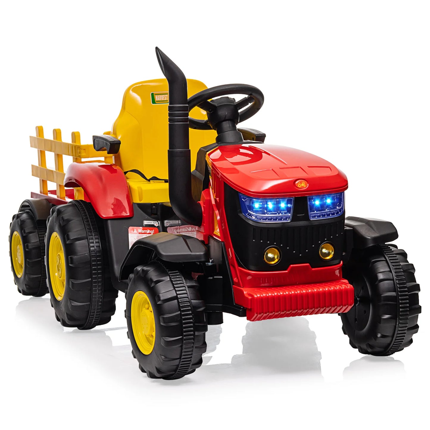12V Ride On Tractor With Remote Control Bluetooth Music