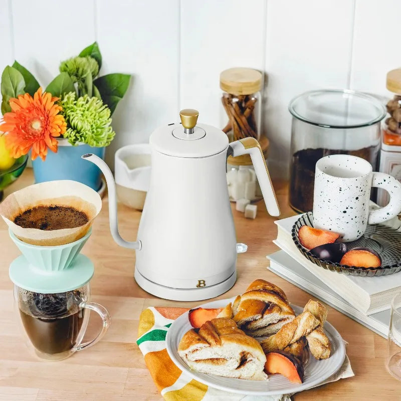 Beautiful 1L Electric Gooseneck Kettle for Perfect Pouring