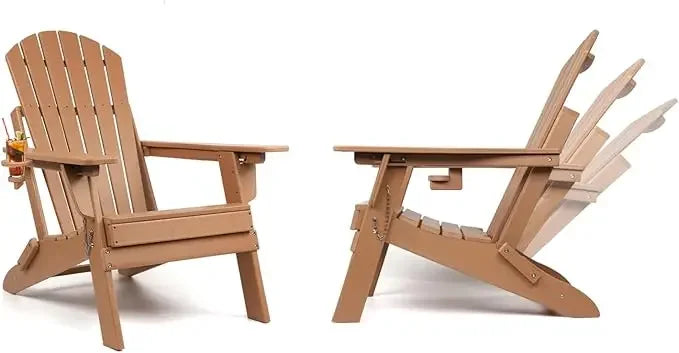 Folding Adirondack Chairs With Adjustable Backrest Deluxe