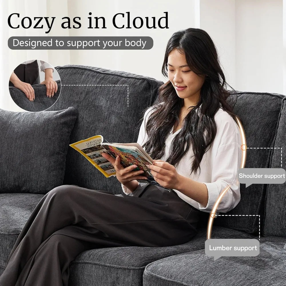 Modern Loveseat Sofa for Extra Comfy Stylish Living Rooms