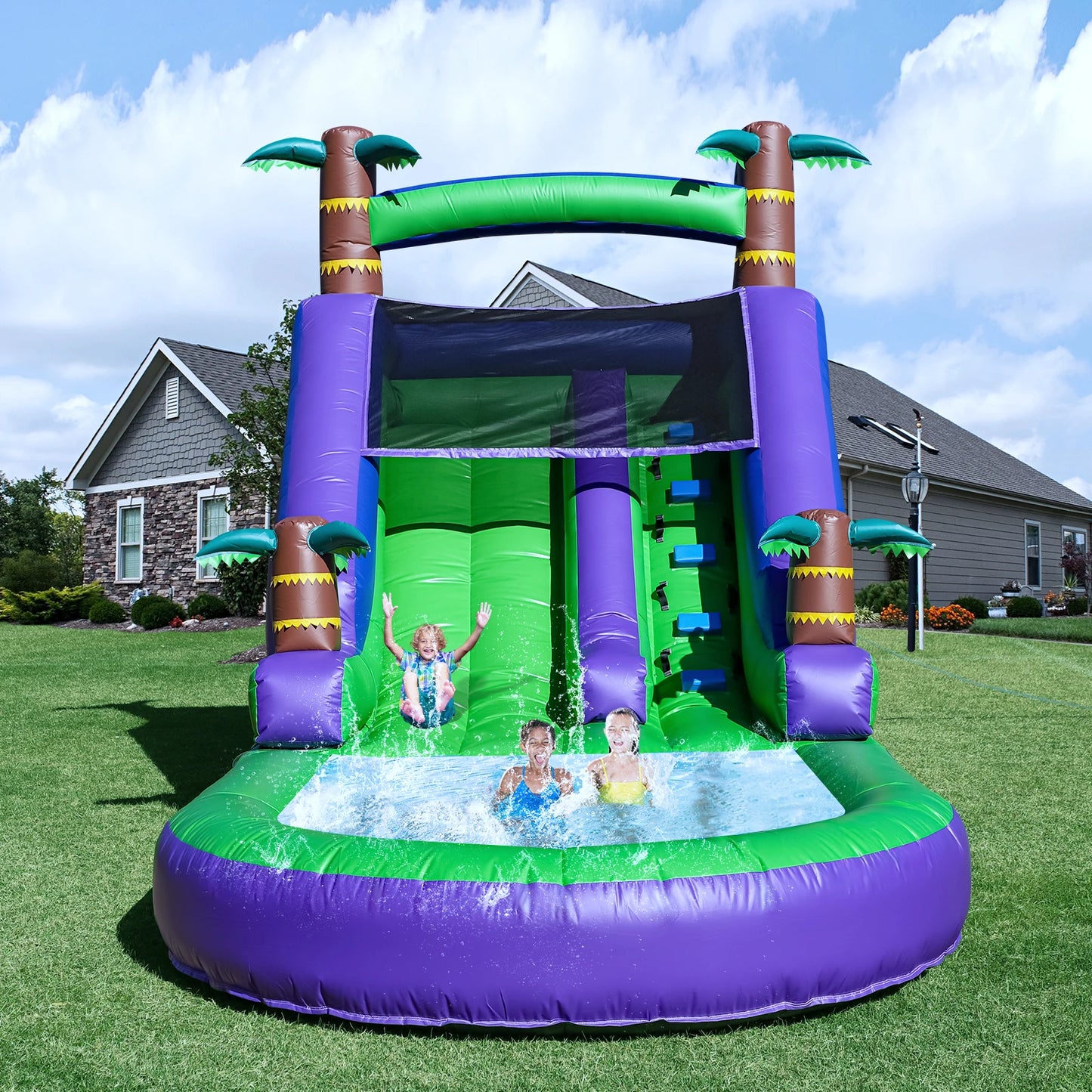 Children's Inflatable Water Slide for Backyard Fun