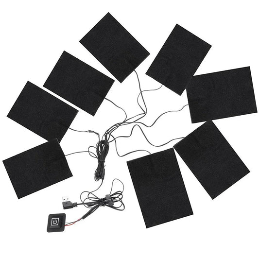 USB Heating Pads For Heated Clothing And Winter Warmth