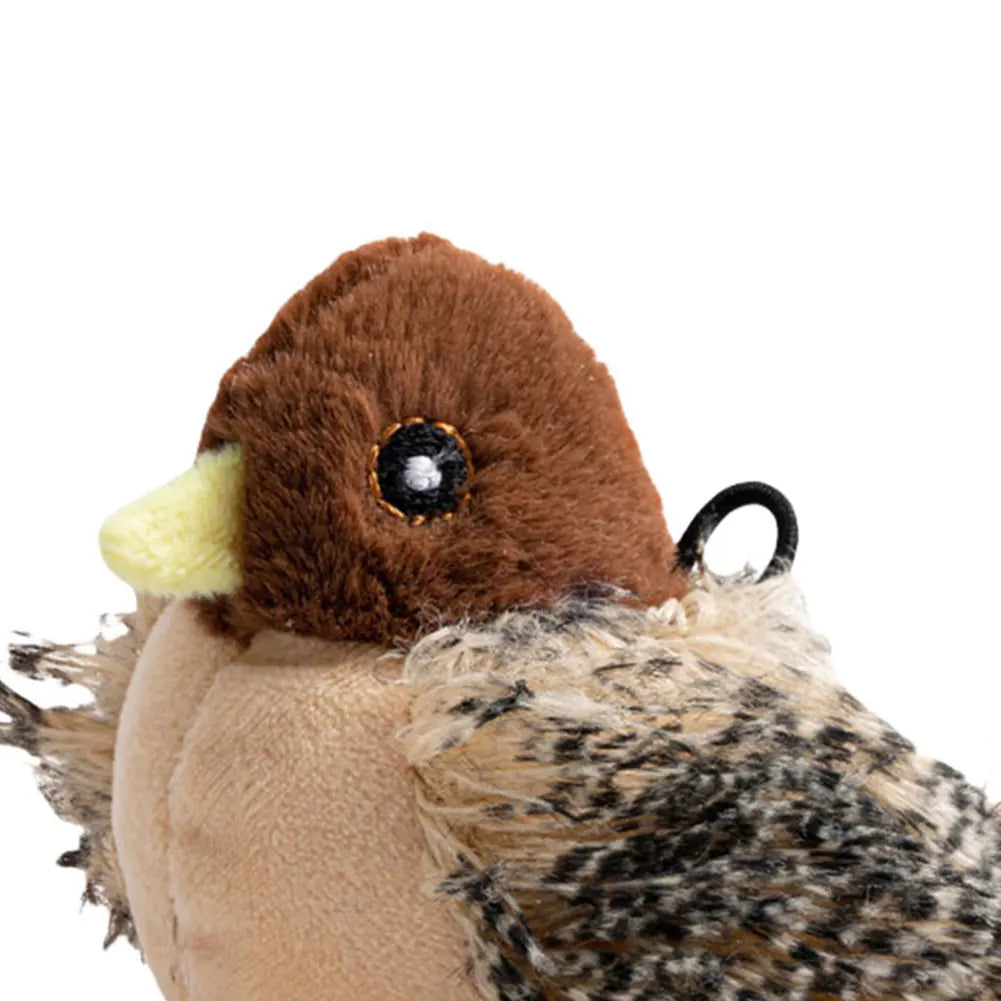 Interactive Plush Flapping Bird Cat Toy for Endless Fun