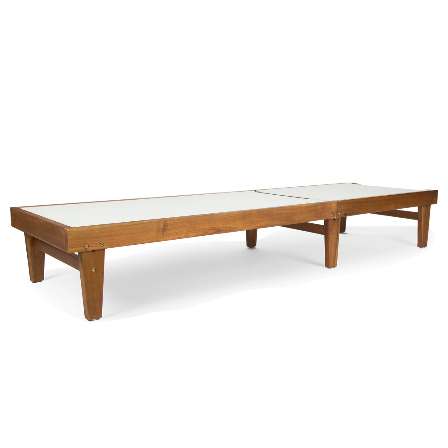 Outdoor Chaise Lounge With Adjustable Backrest For Comfort