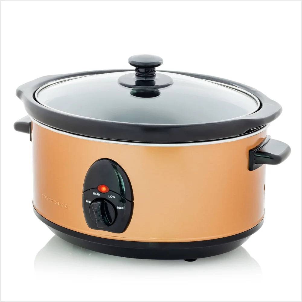 Electric Slow Cooker 3.7 Quart with Easy Cleanup Ceramic Pot