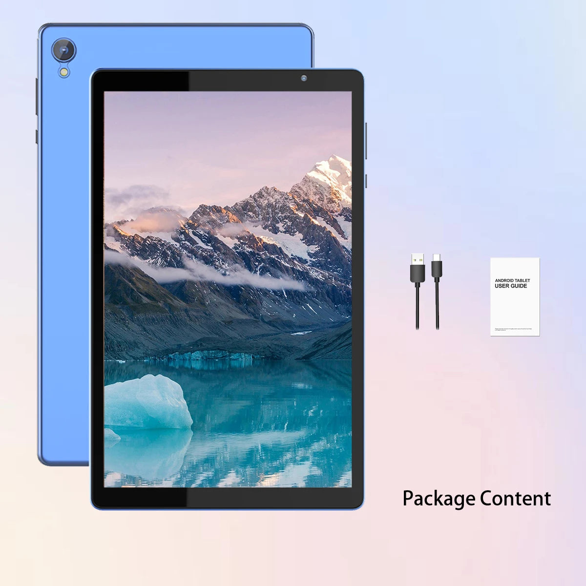 Android Tablet 10 Inch Quad Core 4GB 6000mAh Battery Life