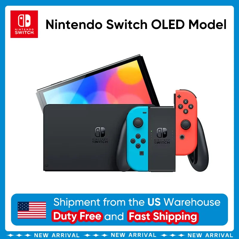 Nintendo Switch OLED Portable Console With Enhanced Audio