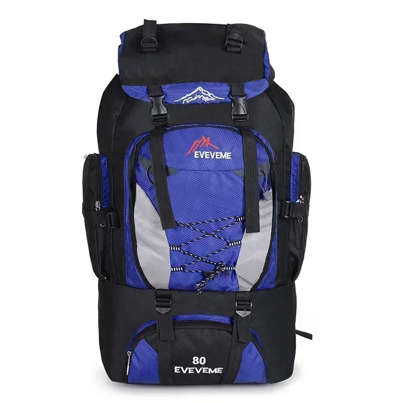 OutdoorPro 80L Waterproof Camping Backpack for Versatile Adventures