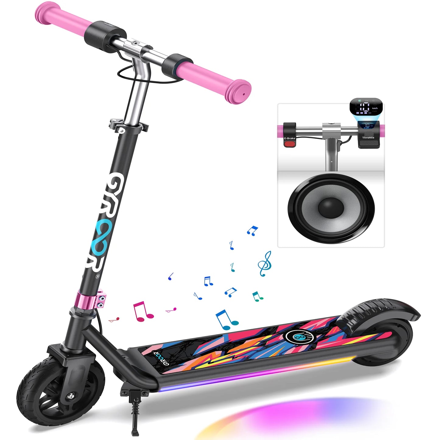 H30 Max Kids Electric Scooter With 150W Motor Led Display