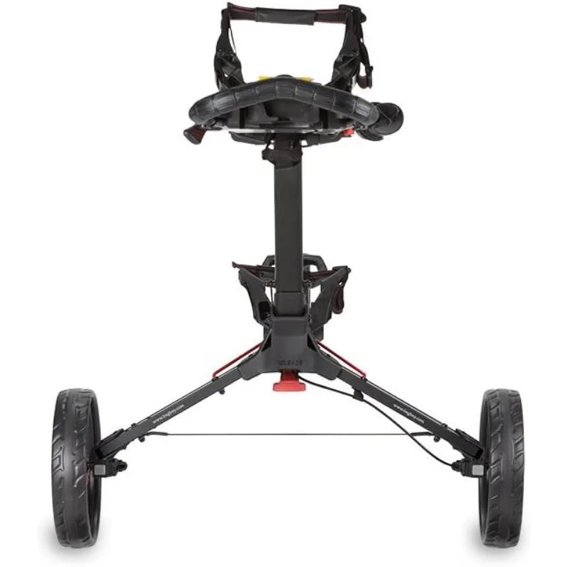 Bag Boy Compact 3 Golf Push Cart With Scorecard Console