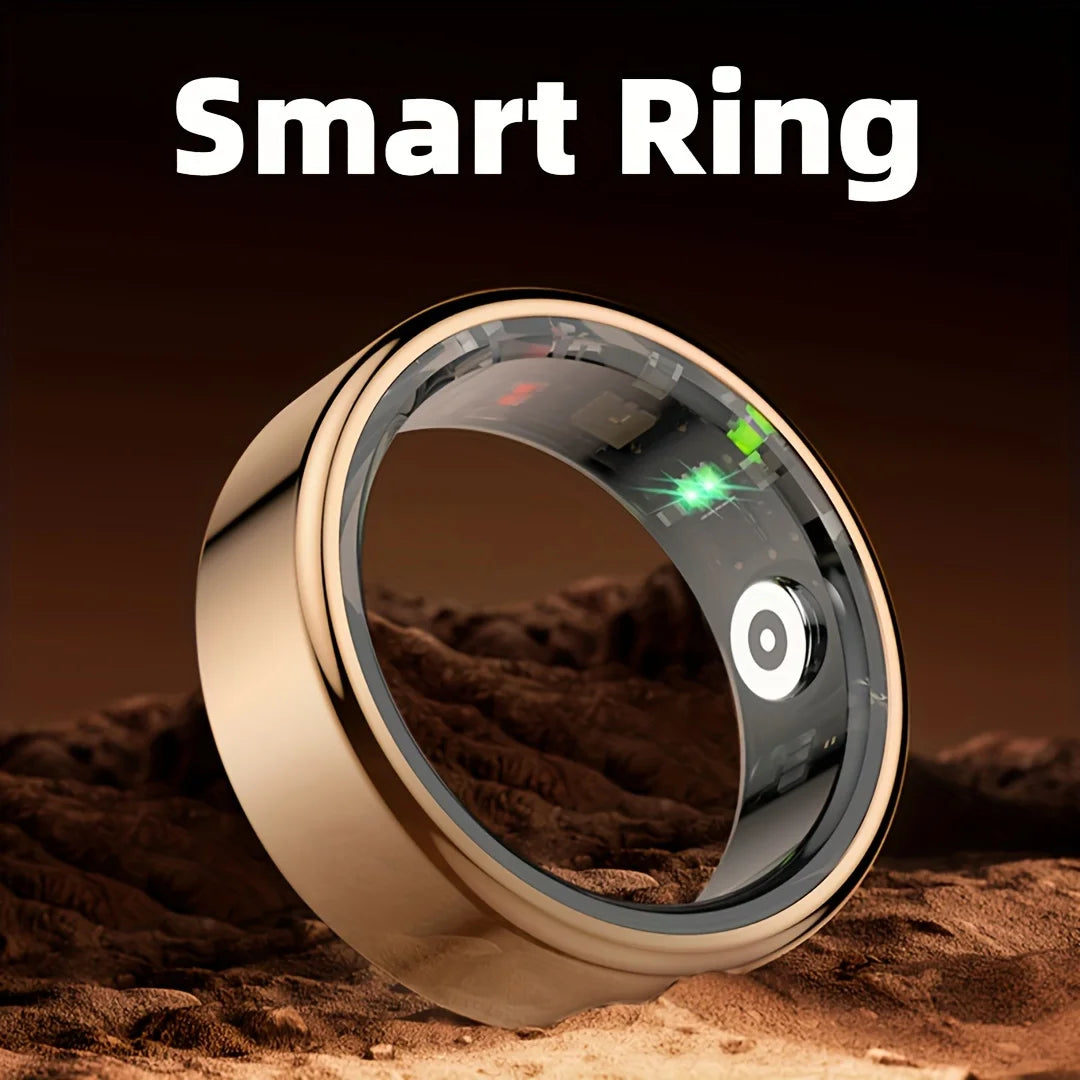 Smart Ring Health Tracker With Heart Rate Monitoring