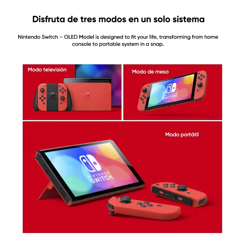 Nintendo Switch OLED Console with Stunning 7 Inch Screen