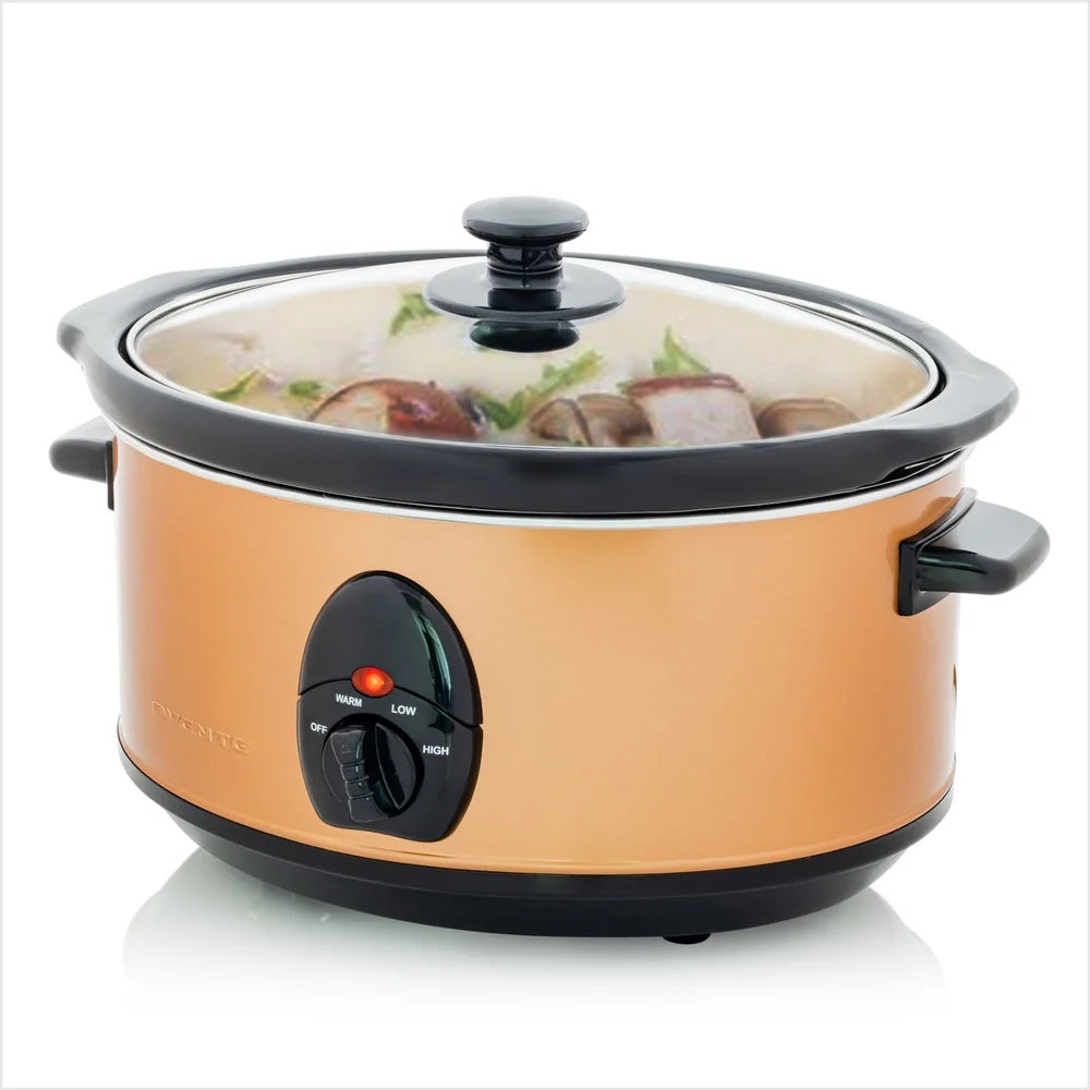 Electric Slow Cooker 3.7 Quart with Easy Cleanup Ceramic Pot