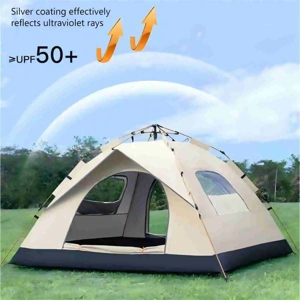 Pakicetus Sunshade Camping Tent with Quick Automatic Opening