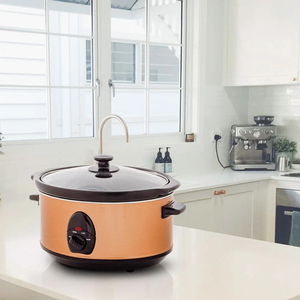 Electric Slow Cooker 3.7 Quart with Easy Cleanup Ceramic Pot