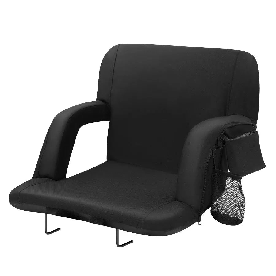 Double Heated Stadium Seat With Back Support Folding Chair