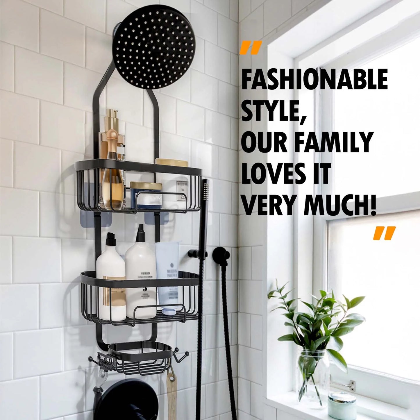 Large Capacity Bathroom Storage Rack for Towels and Accessories