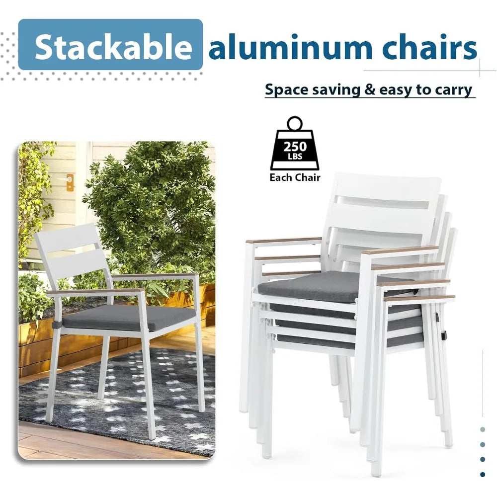 Stylish 5 Piece Outdoor Dining Set for Comfortable Patio Gatherings
