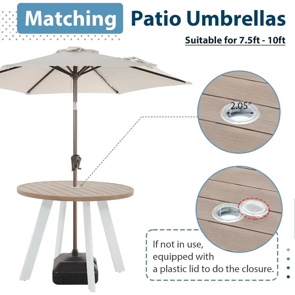 Stylish 5 Piece Outdoor Dining Set for Comfortable Patio Gatherings