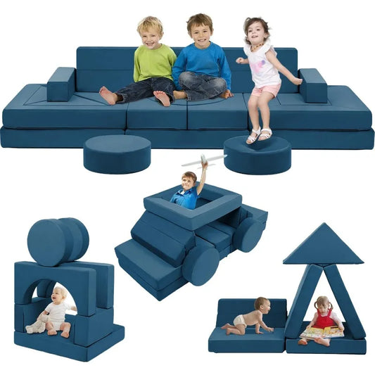 Modular Kids Play Couch Set For Creative Learning Fun
