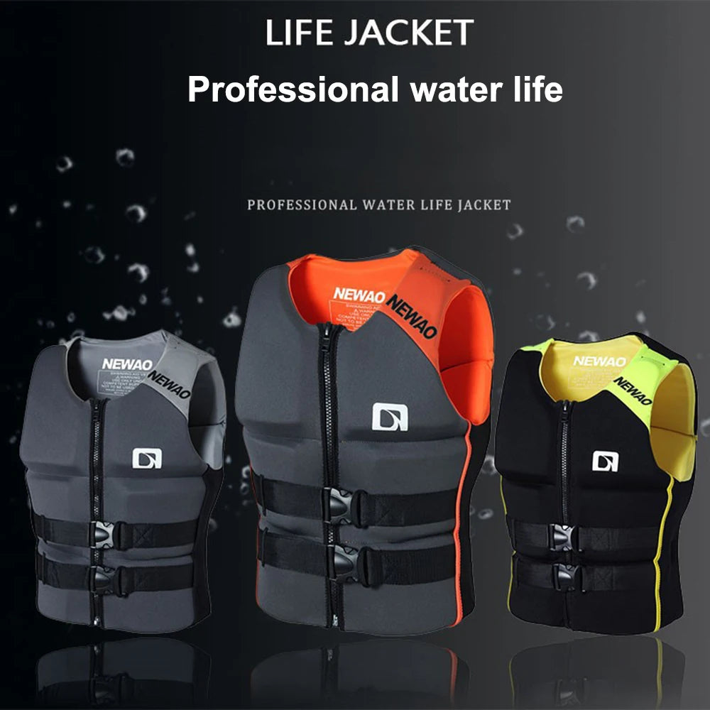 Adult Life Jacket For Water Sports And Safety Vest Gear
