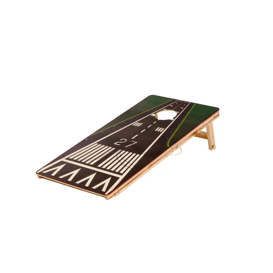 Large 4x2 FT Wooden Cornhole Board Set with 8 Bean Bags